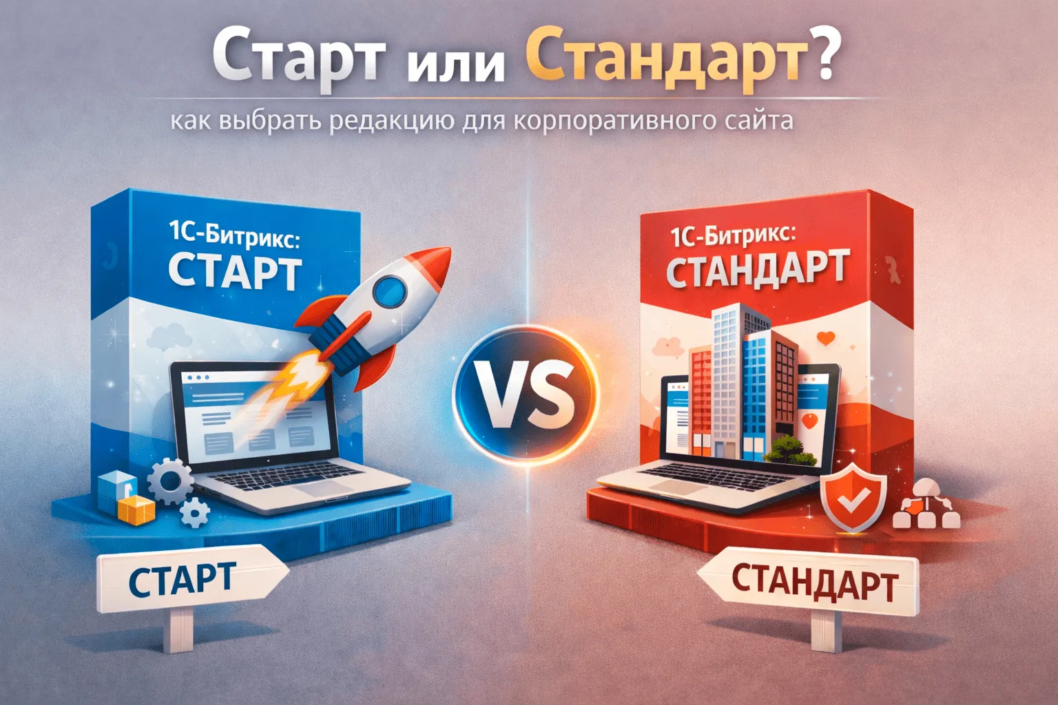 Старт или Стандарт: как выбрать редакцию для корпоративного сайта в Петрозаводске
