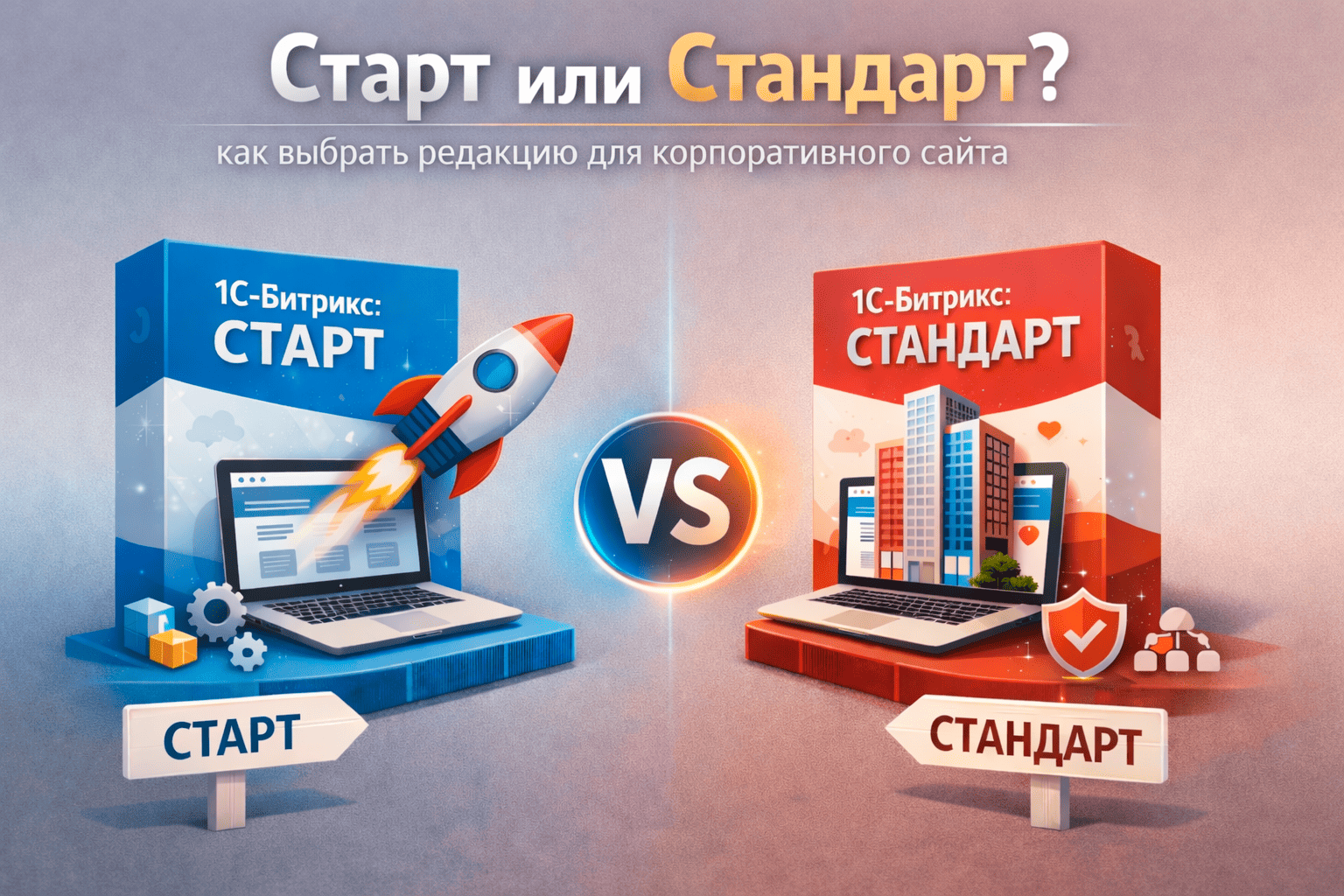 Старт или Стандарт: как выбрать редакцию для корпоративного сайта в Петрозаводске
